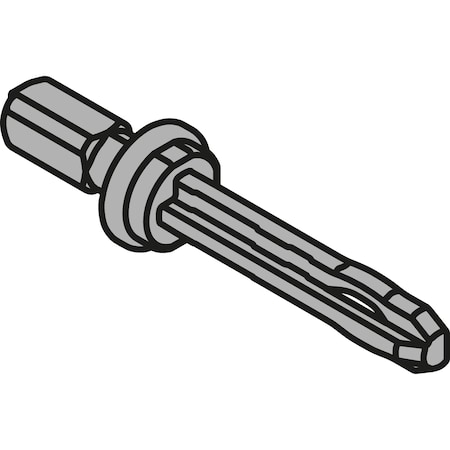 Blum Gray Synchro Adapter for Tip-on Blumotion T60.000D